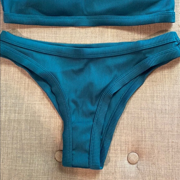 NWT Ribbed one shoulder HOT BIKINI SET!!! - Picture 6 of 7